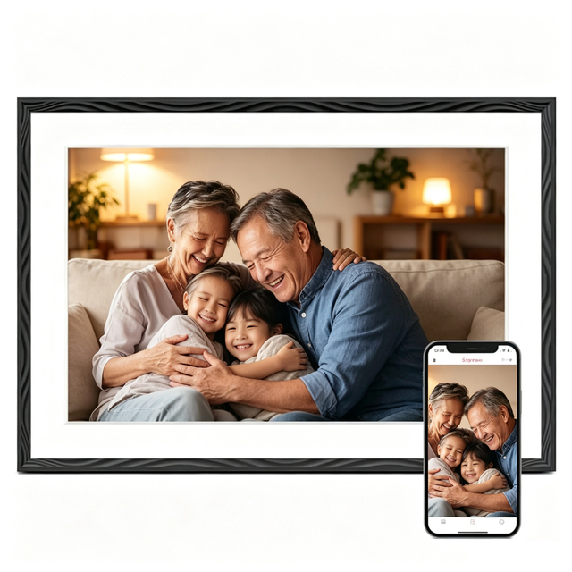 Anti-Glare Matte Screen Touchscreen Digital Art Frame NFT Display Smart Acrylic Photo Frame MP4/MP3 Gallery Decor Luxury Gift
