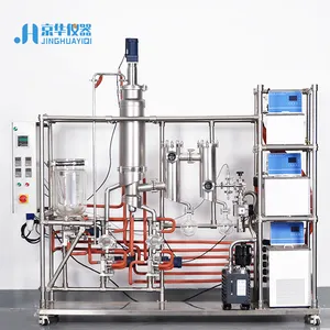 Laboratorio Terpenos Etanol Purificación Extracción Evaporador Equipo Destilación molecular de ruta corta