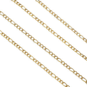 Hip <span class=keywords><strong>Hop</strong></span> 3 MM 18 20 22 24 pulgadas chapado en oro NK collar de cadena de acero inoxidable Figaro collar de cadena para Mujeres Hombres - Product Image 6