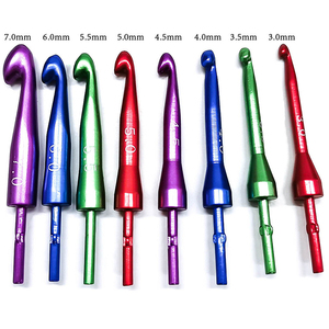 Aiguilles pour crochet, 8 aiguilles amovibles, 50 pièces, pour chandail, bon marché - Product Image 2