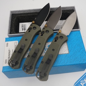 มีด BUGOUT MINI 533 รุ่นสั่งทำพิเศษ OEM ใบมีด S30V ทรงดรอปพอยต์ ด้ามจับทำจากไฟเบอร์กลาสไนลอน เหมาะสำหรับการตั้งแคมป์ มีดพกพาทางยุทธวิธี - Product Image 4