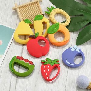 Mordedor de Silicona Personalizado con Forma de Fruta de Dibujos Animados, Libre de BPA, Suave, para el Cuidado Dental de Bebés y Niños, Regalo para la Lactancia - Product Image 6