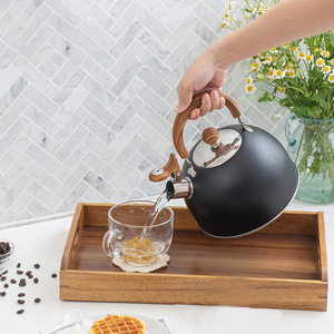 Luce di lusso personalizzabile cucina interna con fischietto in acciaio inox tè caffè bollitore stufa 3.5L Jiangmen - Product Image 5