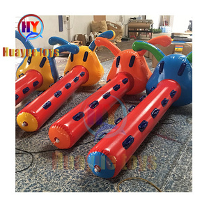 Jeux d'eau de <span class=keywords><strong>chenille</strong></span> gonflable en plein air jeux de construction d'équipe de course gonflables course de bateaux dragons gonflables en vente - Product Image 6