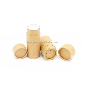 100% Biodegradable Custom Logo Cylinder Round <b>Box</b> Cosmetic Paper Sieve Tube Packaging for Loose Powder - Product Image 2