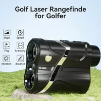 Télémètre laser M-1000S pour le golf, grossissement 7x, écran LCD, portée de 1200 yards, rappel par vibration, rechargeable