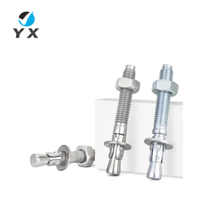 สลักยึดแบบลิ่มอะลูมิเนียมเคลือบสังกะสีคุณภาพสูง ผลิตจากเหล็กกล้าไร้สนิม 304 ความแข็งแรงสูง สำหรับยึดติด<span class=keywords><strong>ผนัง</strong></span>คอนกรีตภายในอาคาร - Product Image 1