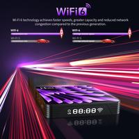Boîtier TV intelligent HS86 Pro 14 Android 14, 2 Go de RAM, 16 Go de ROM, processeur quadricœur RK3518, 4K, WiFi6, BT5.4, lecteur multimédia