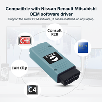 Alat Diagnostik VNCI RNM 3in1 untuk Nissan untuk Renault untuk Mitsubishi Kompatibel dengan Perangkat Lunak Asli untuk Alat Diagnostik Nissan