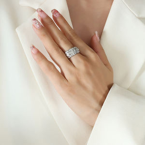 Bague <span class=keywords><strong>Perlage</strong></span> de haute qualité à prix abordable, en acier inoxydable doré, bijou d'amitié - Product Image 6