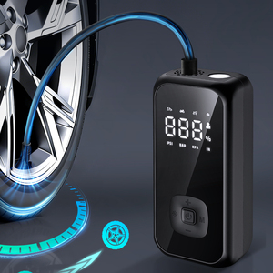 Compresseur d'air portable compact, pompe à air numérique pour voiture, vélo, ballon - Product Image 1