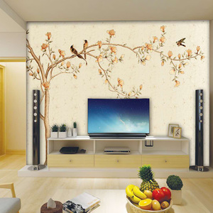 Ke Hong The Golden Emperor – Revêtement mural brodé personnalisé à motif panoramique pour décoration intérieure et fond de télévision - Product Image 3