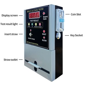 Hóa Đơn Chia Sẻ Vận Hành Bằng Tiền Xu Và Máy Kiểm Tra Hơi Thở Bằng Đồng Xu Với Công Nghệ Cảm Biến Nhiên Liệu AT-819 - Product Image 5