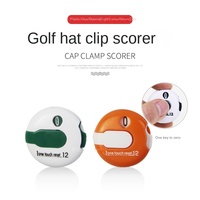 Clip per Cappello con Contatore Punteggio Golf in Plastica, Mini Contatore da Dito per Registrazione Punteggio