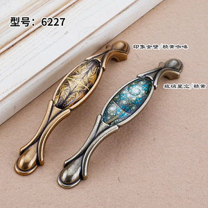Classic European Style Oval Cabinet Handle 6227 Zinc Alloy Durable Furniture Hardware Drawer Pull - Product Image 2
