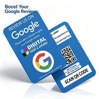 Carte de commentaires Google personnalisée, technologie RFID NFC, code QR pour les commentaires, partage sur les réseaux sociaux pour les entreprises locales
