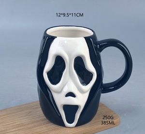 Bán buôn Halloween 3D gốm bia <span class=keywords><strong>Mug</strong></span>-Độc đáo ma quái khuôn mặt ma thiết kế, lễ hội ly cà phê cho Đảng trang trí nội thất & Quà Tặng - Product Image 6