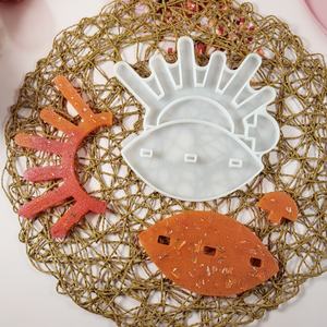 Moules de coulée en résine faits à la main pour le bricolage Ins Style ornements décoratifs X0427 moule d'ornements d'oeil en Silicone pour outils de gâteau - Product Image 1