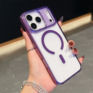 New Color Orange for iPhone 17 Pro Max 17 Air 16 15 Magnetic <b>Wireless</b> Charging Phone case Lens protection in Stock - Product Image 5