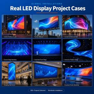 Écran LED d'intérieur et d'extérieur P2.6 P3 P4.81 500x500mm, écran géant incurvé pour location, écran LED de scène extérieur - Product Image 2
