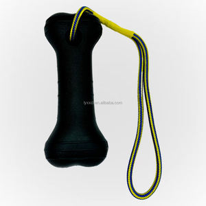 Jouet à mâcher pour chien en forme d'os 24CM, design amusant de dessin animé, en mousse EVA écologique, jouet anti-ennui pour animaux de compagnie avec corde - Product Image 5