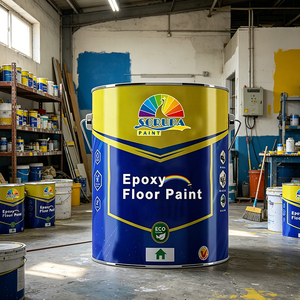 Recubrimiento Líquido Autonivelante de Resina Epoxi para Pisos Interiores, Resistente al Desgaste y Antideslizante, Pintura Epoxi para Pisos, Pintura Epoxi para Pisos con Arena de Color - Product Image 6