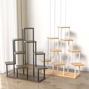 Support pour plantes en pot, <span class=keywords><strong>étagère</strong></span> haute pour plantes d'intérieur, supports à fleurs, <span class=keywords><strong>étagère</strong></span> pour plantes pour jardin, balcon, salon - Product Image 2