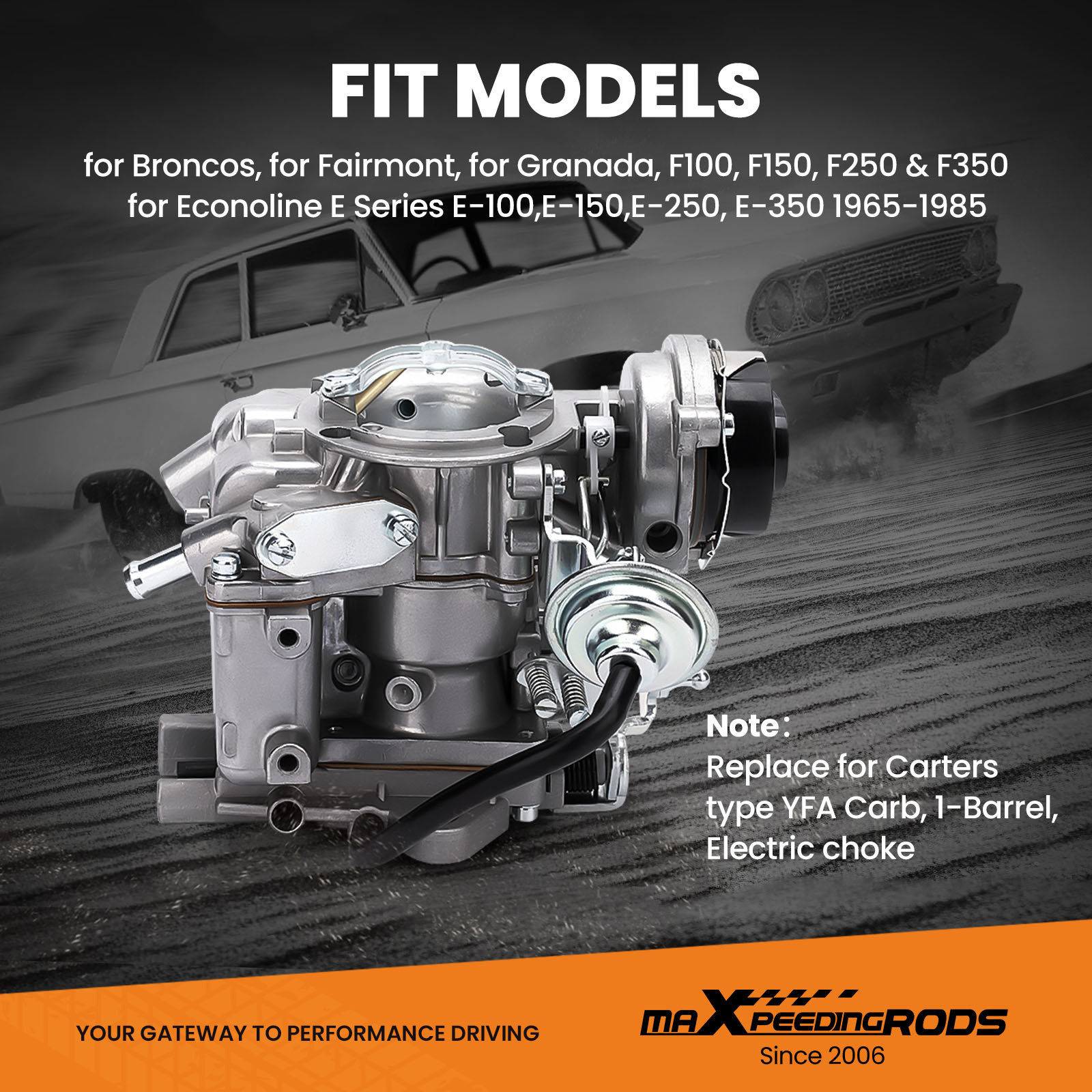 C33766071 Carburetor Is Suitable For Ford F100, F150, F250 , F350 ,E-100,E-150,E