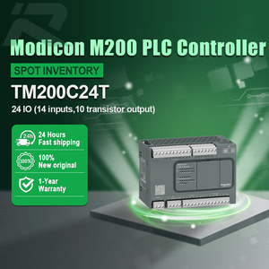 โมดูลควบคุมลอจิกแบบตั้งโปรแกรมได้ TM200C24T Modicon M200 ของแท้ใหม่ 100% ยี่ห้อ Sch-neider โมดูลอินพุต/เอาต์พุต 24 ช่อง รุ่น TM200C24T plc - Product Image 1