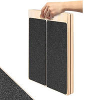Planche inclinée réglable en bois pour étirements, supporte 300 lb, pour soulager les douleurs aux jambes, genoux, talons et chevilles