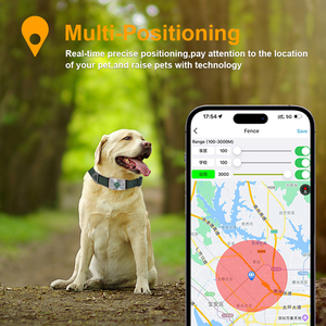 <span class=keywords><strong>GPS</strong></span>-tracker hondenhalsband met gezondheidsbewaking en microfoon voor spraakfunctie op afstand - Product Image 3