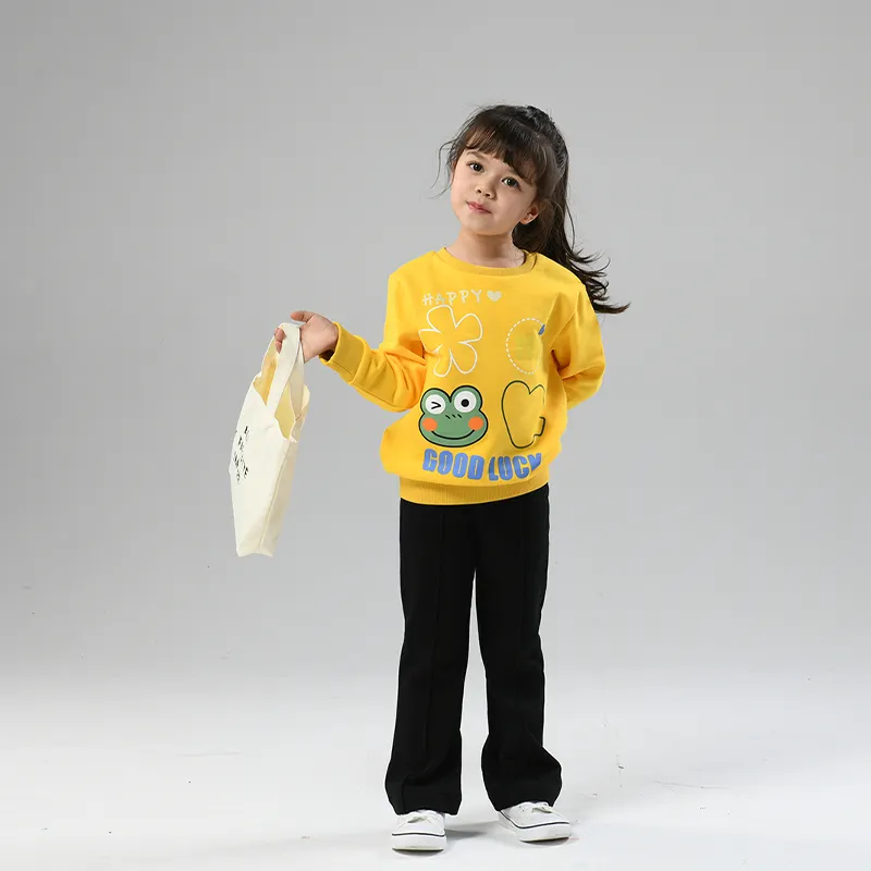 Moletons Kid Impresso Pullover Personalizado Casual Meninas hoodie