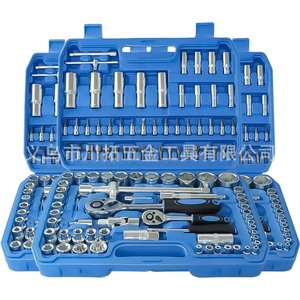 Juego de llaves de vaso de 108 piezas de Yiwu City Chutuo Metal Tools, con accionamiento hexagonal de 1/2 pulgada, para reparaciones mecánicas de automóviles y del hogar. - Product Image 2