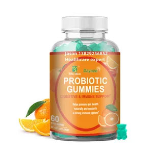 Probiotic 거미 소화 효소 캔디 OEM 건강 개인 라벨 보충 Probiotics 질 여성을위한 구미