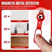 Detector de Metales Magnético con Tapa, Sin Baterías, Escáner de Pared que Detecta Metal en Paneles de Yeso, Madera, Contrachapado, Revestimientos y Azulejos de Cerámica