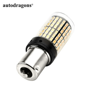 Lumière LED extra haute pour voiture T20 7440 W21w 3014 4014 144 SMD 7443 1156 1157 pour ampoules de clignotants LED - Product Image 4
