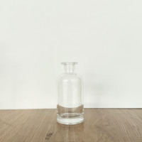 Bouteille diffuseur en verre transparent 100ml 500ml avec bouchon, bouteille vide, bouteilles diffuseur de luxe, bouteilles de boisson