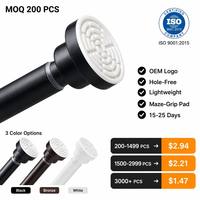 Tringle de Douche Réglable en Acier Inoxydable Robuste avec Verrou Tournant Sans Perçage Fabricant OEM