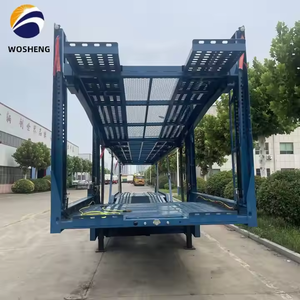 Wosheng 3 essieux 8 places à double plancher levage de la tige à vis porte-voiture semi-remorque pour le <span class=keywords><strong>transport</strong></span> SUV et voiture - Product Image 5