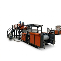 1000mm Hochgeschwindigkeits-Doppelschicht/Dreischicht-Co-Extrusions-Wickelfolienmaschine/Frischhaltefolien-Einheit