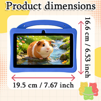 Nouvelle tablette éducative YPORANGECHENG 7 pouces Android 14 pour enfants, 3 Go + 32 Go, processeur MTK Quad Core, batterie 3000 mAh, Wi-Fi, 1024x600, garantie 1 an