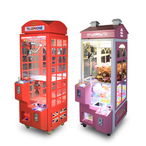 Quảng Châu <span class=keywords><strong>Crane</strong></span> Claw Máy 2018 Claw Máy Tùy Chỉnh Màu Hồng Mô Phỏng Đồ Chơi Claw Trò Chơi Máy - Product Image 6