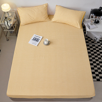 Draps de lit en polyester 100% sur mesure, doux, respirants, protège-matelas respectueux de la peau, utilisables en toutes saisons, pour la maison et la chambre à coucher