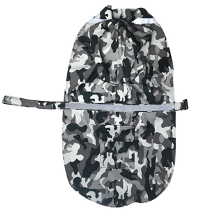 Op Maat Gemaakte Grote Verstelbare Huisdierwaterbestendige Kleding Lichtgewicht Hondenregenjas Met Reflecterende Strip - Product Image 6