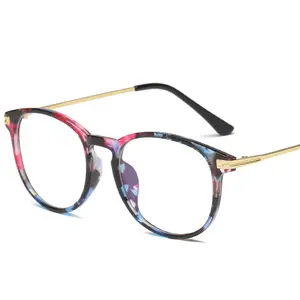 Винтажные металлические оптические очки без рецепта в оправе для очков прозрачные линзы для женщин и мужчин