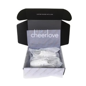 Boîte en carton couleur avec estampage <span class=keywords><strong>à</strong></span> chaud or et argent, impression pour e-commerce, 300 g/m², emballage en forme de coquille, boîte <span class=keywords><strong>à</strong></span> rabat en papier - Product Image 3