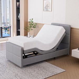 Vente en gros d'usine de lit médical réglable de haute qualité en Europe avec pied de lit - Product Image 1