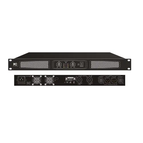 Alto desempenho de 2 canais Elite Sound Series Amplificador Digital Professional Qualidade de som clara e transparente Operação estável