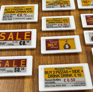 Étiquettes électroniques pour Walmart, étiquettes de prix numériques à encre électronique, système Cloud Epaper, étiquettes électroniques BLE ESL pour supermarché - Product Image 1