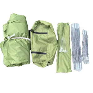 Tente de <span class=keywords><strong>camping</strong></span> pour vélo en tissu Oxford argenté 210D, imperméable, protection solaire, avec rangement, abri pliable, simple couche - Product Image 5